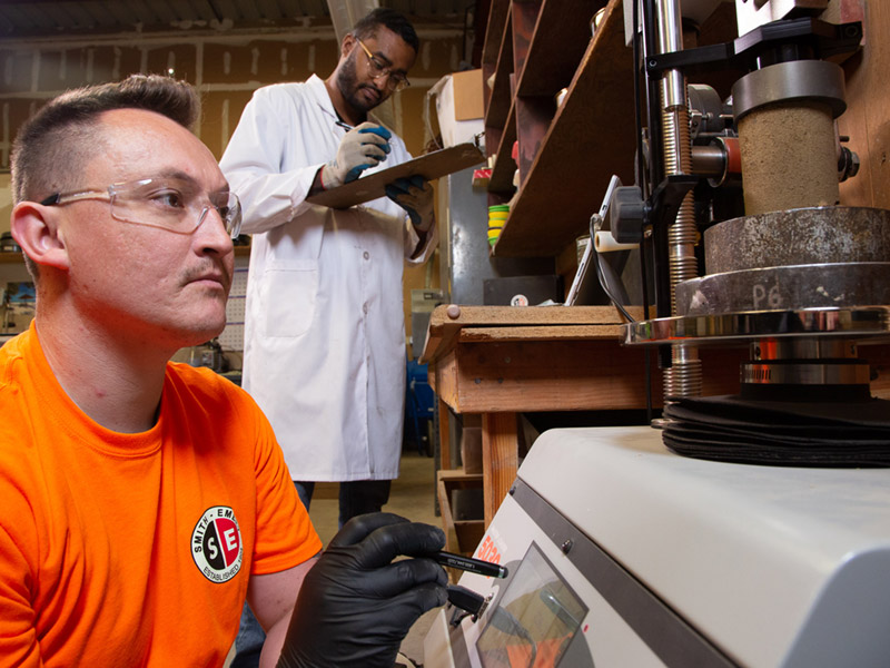 Geotechnical technical testing