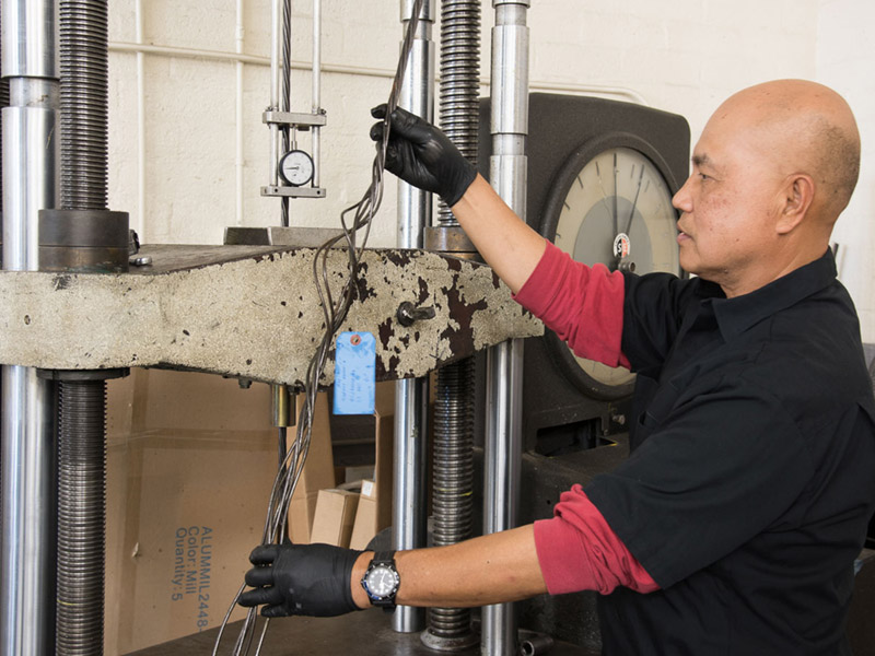 Construction testing lab