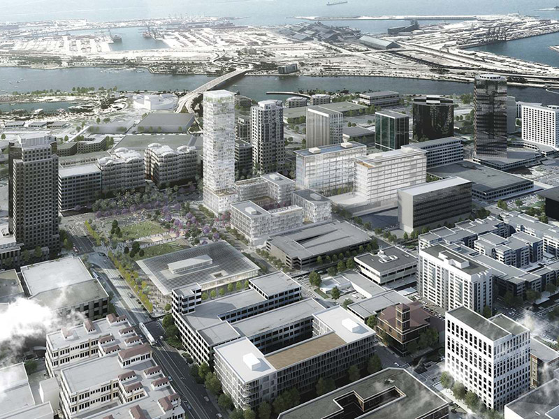 Long Beach Civic Center mixed use commercial