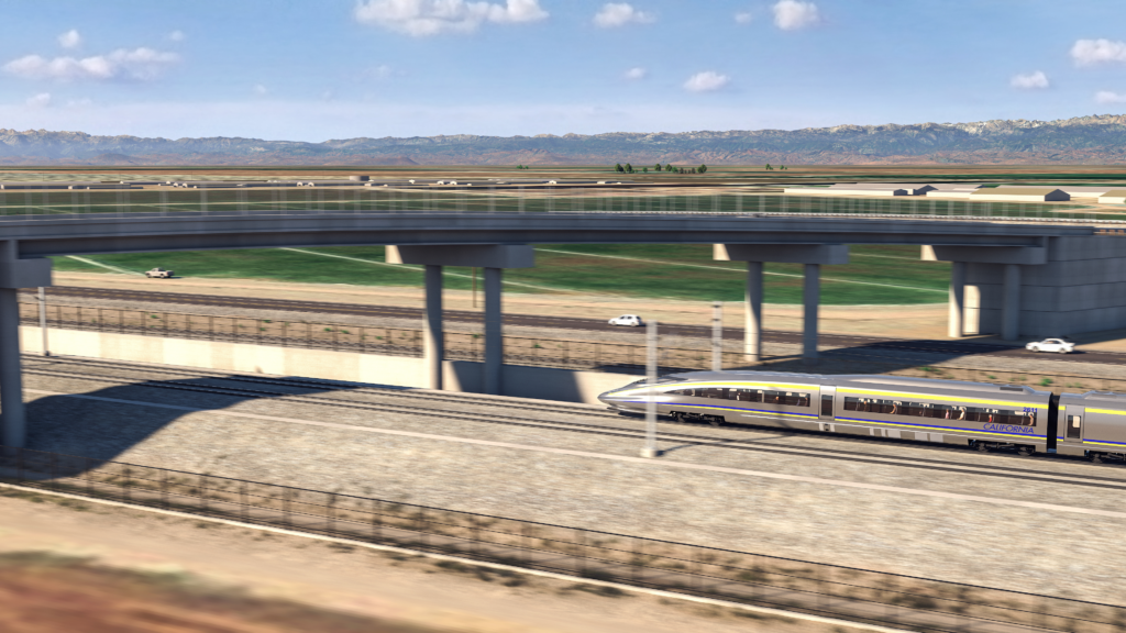 California High Speed Rail Construction Fresno, California